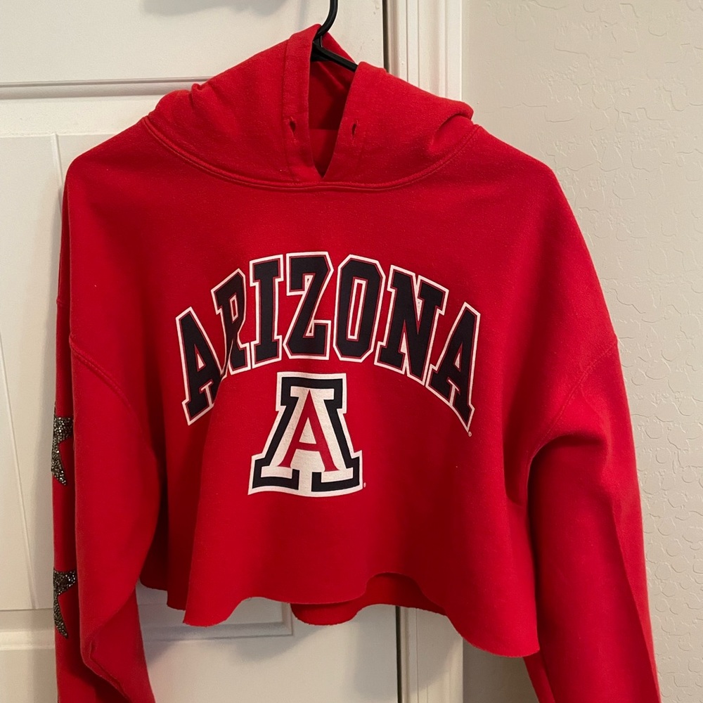 UofA Custom Cropped Hoodie